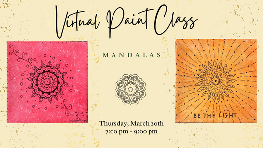 Virtual Paint Class - Mandalas